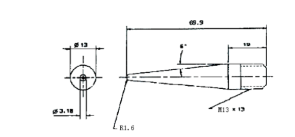 ASTM F1306标准规定的穿刺试验头（夹具）